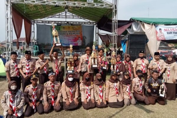 HUT Pramuka ke- 61 se-Kecamatan Karang Bahagia Kabupaten Bekasi